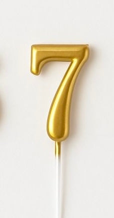 7 Number golden candel