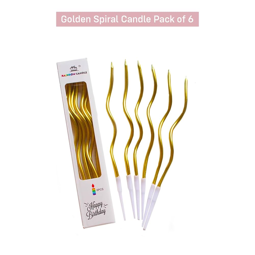 Spiral golden candels