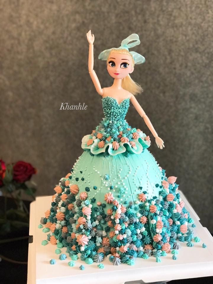 Cute doll cake High premium quality 2 kg cake
