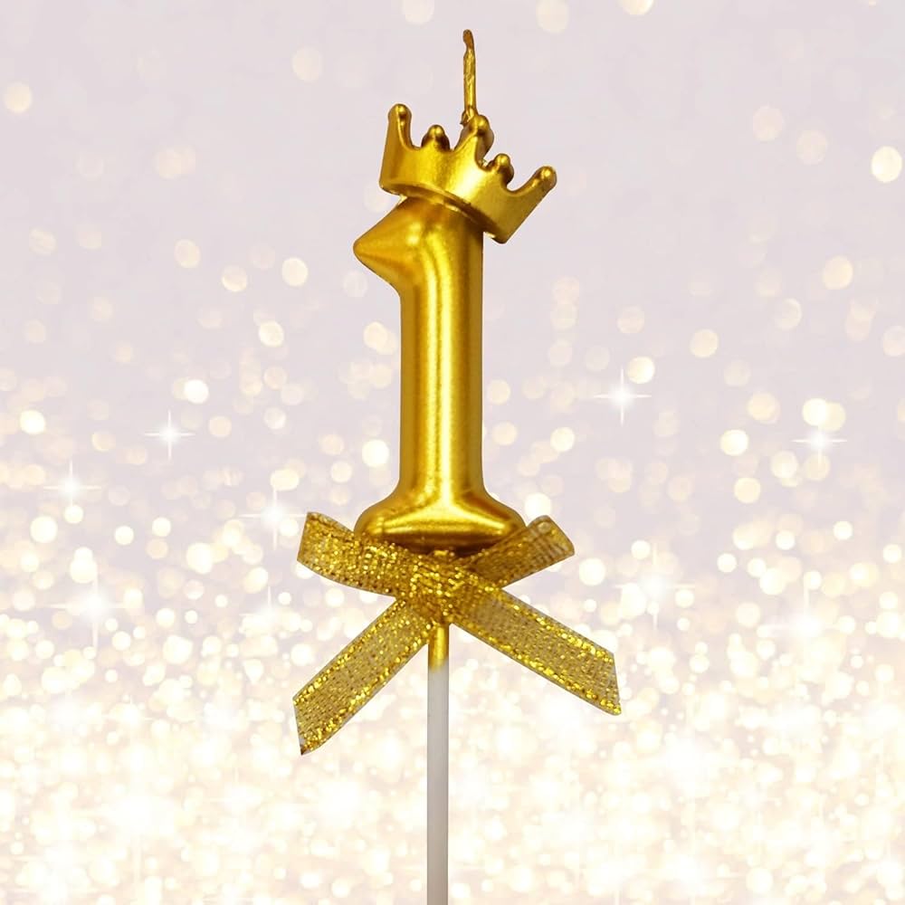 Number crown candel