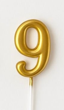 9 Number golden candel