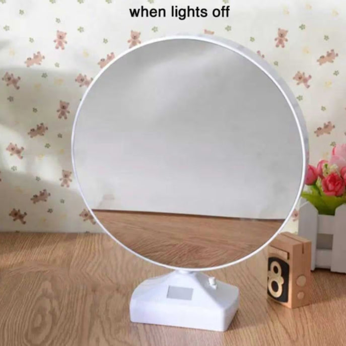 For gift light photo frem with mirror style