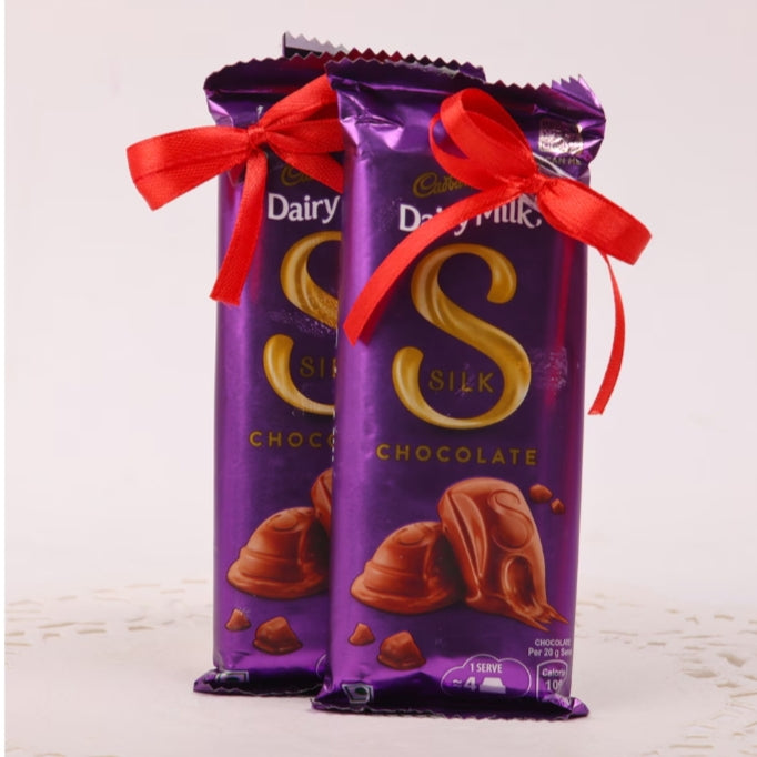 2 silk chocolate 60gm with beautiful paking