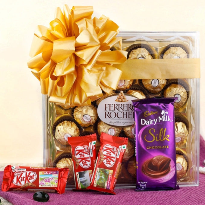 Ferrero rocher combo set with beautiful paking
